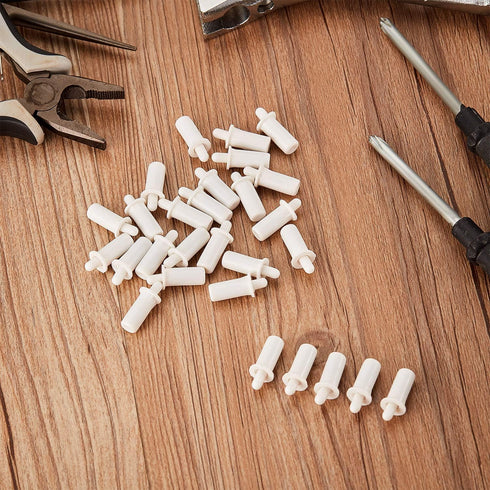 Maitys 40 Pcs Shutter Repair Pins, Plantation Shutter Fasteners Spring Loaded Replacement Repair Pins for Windows
