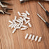 Maitys 40 Pcs Shutter Repair Pins, Plantation Shutter Fasteners Spring Loaded Replacement Repair Pins for Windows
