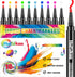 HuiSikoo Liquid Chalk Markers for Acrylic Calendar Planning Board - Fine Tip Wet