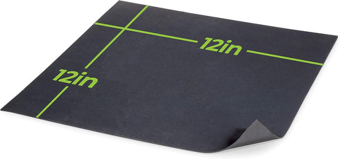 Textile Finished Neoprene Rubber Sheets 12x12x1/16 inch - Solid and Flexible Mesh for Plumbing Repairs