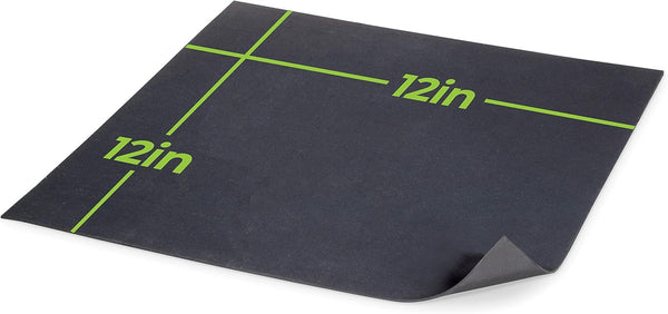 Textile Finished Neoprene Rubber Sheets 12x12x1/16 inch - Solid and Flexible Mesh for Plumbing Repairs