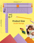 Firbon Purple A5 Paper Cutter, Small Straight Paper Trimmer with Side Ruler for Scrapbooking, Craft, Paper, Coupon,