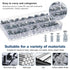 OCR 48PCS Nuts,M4,M5,M6,M8 Billboard, Jack Nuts Petal Expansion Screw Petal Nut,Thins Fixings Dowels with Screws