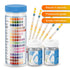 Complete Water Testing Kits for Drinking Water 100 Strips + 2 Bacteria Tester Kits 17 in 1 Well, Tap, Drinkling Water, City Water Testing Strips (100)