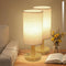 Touch Bedside Table Lamps Set of 2 - Stepless Dimming USB Powered,