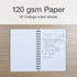 Oxford Poly Spiral Notebooks, 4 Pack, Small 5.7 x 8.5 Book, Thick Poly Cover, White Paper, College Rule, 80 Sheets/160