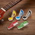 YOKIVE 20 Pcs Music Note Clips, Plastic Music Book Clip for Decoration and Marking, Great for Office/Piano Room (5
