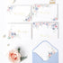 50Pcs, 4 6 Inch Crisky Floral Thank You Cards with Envelopes, Wildflower Hydrangea Blank Cards and Envelopes