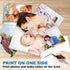 HUSPER 100 4x6 Inches 53lb 200GSM Inkjet Glossy Photo Paper Sheets Professional Photographic Paper Compatible with Dye