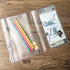 Wanderings 2-Pack Zipper Case and Kraft Card Sleeve Holder for A5 Travel Journals