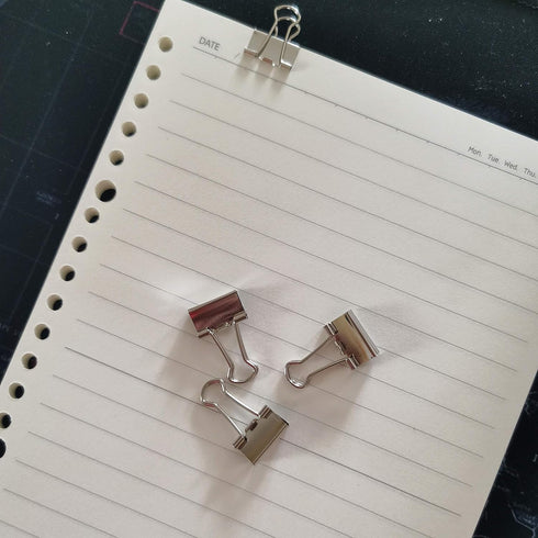 Silver Mini Binder Clips, 5/8-IN / 0.6-inch / 15-mm, 120-PCS