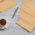 Kraft Envelopes, 50 Pack, 5 x 7 Inch Brown A7 Card Envelopes for Invitations, Postcard Envelopes, Kraft Paper Envelopes