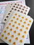 50 Potty Training Sticker Chart Reward- Monkey Design for Toddler Girls and Boys, Toilet Seat Motivational Weekly