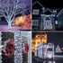 2Pack 500LED 180FT 8 IP65 Upgrade Solar String Lights for Outside, Solar Christmas String Lights Outdoor with Modes