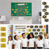 PerKoop 76 Pcs Construction Bulletin Board Set, Classroom Decor Tools for Success with Positive Saying Accents