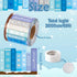 65ft Set BeYumi Snowflake Bookshelf Border Trim - Winter Snowflake Books Rolled Border Trim Christmas Gray Blue
