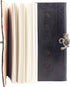 TUZECH Leather Journal Diary, Skull Vintage Antique Book of Shadows, Handmade Notebook, 7X5 Inches