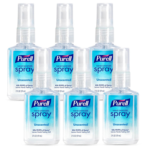 PURELL Advanced Hand Sanitizer Spray, Unscented, 2 fl oz Travel-Size Spray Bottle
