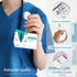 Nano Shield 96 Nursing Badge Reference Cards, Nursing School Essentials Set Lab Values EKG Spanish Translation
