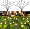 Solar Garden Lights Outdoor Waterproof, 2 Pack 16 LED Decorative Solar Swaying Lights for Garden Decor