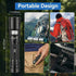 2-Pack 1000 4 SuperFire Lumens Rechargeable Flashlights, USB-C Tactical LED Flashlight with Zoom, Modes, Small Bright