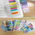 ELII Books Tabs - 6000pcs Annotating Page Tabs, Transparent Sticky Notes Tabs for Reading Notes, Classify File