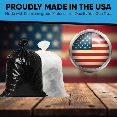 Mini n Mod 55-60 50 Count Commercial 50 55 60 Gallon Trash Bags Heavy Duty | | Large Black Garbage Bags for Outdoor