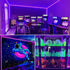 80ft 1440 12V 3 THECHAM Black Light Strip with Remote, LEDs, Flexible Blacklights for Glow Party, Adjust Brightness