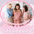 TaoBary 50 Sets Cute Pink Retractable Ballpoint Pens, Baby Shower Cards & Organza Bags, Gifts for Guests