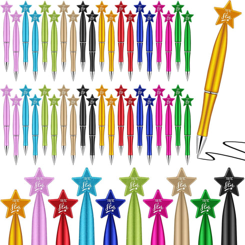 Star Pens Bulk, You're a Star Ballpoint Pen, 50 Pcs Student Back to School Gifts from Teachers