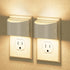 JandCase LED Night Lights Plug into Wall 2 Pack, Automatic Night Light,