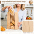 50 Packaging, Funcoo Pcs Paper Bread Bags for Home Sourdough Bread Bakery Storage Bags with Window, Large Bakery Loaf