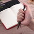 SMOOTHERPRO Solid Brass Wide Grip Click Push Retractable Gel Pen, Compatible with Pilot G2 Refill