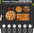 VIVOA (15"x24") 5 Settings Portable Silicone Food Warming Mat with Temp | Includes Storage Bag & Heat-Resistant Gloves