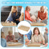 Colingmill 36 4mm/6mm/8mm Hole Wooden Pegboard for Finger Dexterity with Iron Pegs Hand Rehabilitation Board Wood Peg
