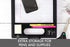 Dexas Clipcase Storage Clipboard with Handle, Set of Two - Black for Organizing Documents.