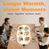 Large,(24x16), WOKALON Warming Mat for Food Extra Food Warmers for Parties Buffet and Home Daily Use,Roll Up Food