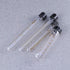 8 Pcs Graduated Glass Test Tubes with Screw Caps - 10ml, 15ml, 20ml, 30ml