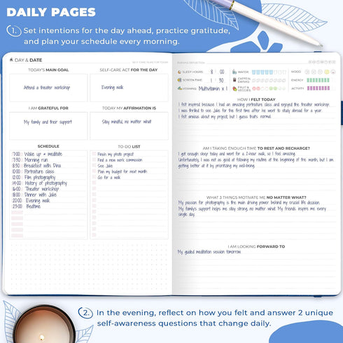 Clever Fox Self-Care Journal Wellness & Daily Reflection Notebook Mental Health & Personal Development Self-Care