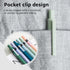 Gel Pens, 6 Pcs 0.5mm Black Ink Fine Point Smooth Writing Pens, High-End Gifts for Journaling Note Taking
