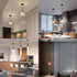5/6" 1 Pack Jolux Instant Recessed Can Light Conversion Kit, No Tool Needed, Can to Pendant, Ceiling & Hanging Light