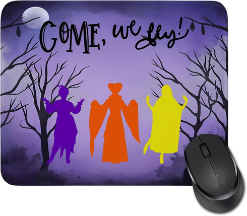 Halloween Jack and Sally Vampires Gifts Mouse Pad for Friends, Trick or Treat Gift Mouse Pad for Birthday Halloween