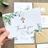 50 5 4 6in Communion, Thank You Cards with Envelopes, Watercolor Greenery Cross Designs x Blank Inside Thank You Card