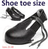 Steel Toe Covers for Shoes, No Slip Metal Protector Cap for Workplace Men Women (Black 2.0)