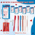 48 Sets Sets Cholemy Valentine Day Gifts Include Motivational Ballpoint Pen with Greeting Card and Cable Ties