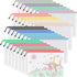 Umriox 32PCS Mesh Zipper Pouch Bags - Zipper Bags for Organizing, A4, Letter Size Storage Bags for School Office