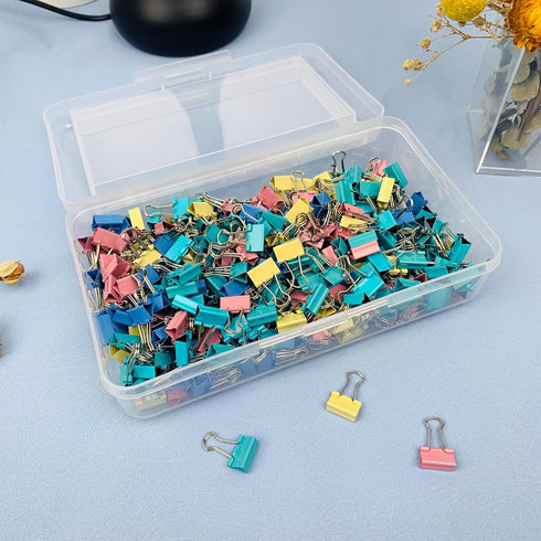 Large Capacity Clear Stationery Box, Double-Layer Plastic Organizer, Supply Box for Office, Students, and Home