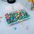Large Capacity Clear Stationery Box, Double-Layer Plastic Organizer, Supply Box for Office, Students, and Home