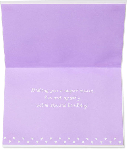Papyrus Birthday Card for Girl, Sweet, Fun, and Sparkly