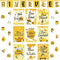 Harloon 54 Pcs Bee Classroom Decorations - Summer Motivational Posters and Inspirational Wall Arts for Teachers